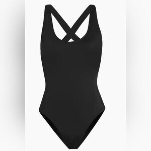 Andie Swim The Tulum One Piece Ribbed Swimsuit S Beach Luxury Sleek